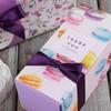 En stock morado poliéster multitalle cinta para envolver regalos de boda cinta para envolver manualidades diy 23 m/rollo