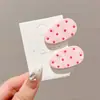Pinzas para el pelo de helado para niñas, Pinzas laterales lindas para flequillo de bebé, Pinzas de pico de pato, Accesorios para el cabello