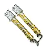 Periférico de Jogo Modelo de Arma 12cm Nunchaku Orgulhoso Artesanato de Metal Ornamento Adereços de Arma Figura