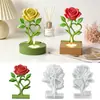 Molde de Silicona para Portavelas de Corazón de Rosa Qiyi Puro Molde para Base de Velas de Aromaterapia DIY Transfronterizo Molde para Adorno de Yeso