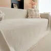 Manta de Chenilla para Sofá Estilo Crema Universal Four Seasons Cubierta Completa de una Pieza Tela para Funda de Sofá 2026 Nuevo Cojín de Asiento Antideslizante
