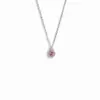 Collar de Plata de Ley S925 Yinchen con Piedra de Color Zircón Forma de Gota de Agua para Mujer, Diseño de Nicho de Moda con Incrustación de Zircón, Cadena para Clavícula, Artículo Popular de Internet