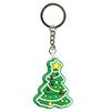 Chaveiro de Natal novo de desenho animado transfronteiriço chaveiro 3D de dupla face acessórios de chaveiro DIY acessórios para bolsa de chaveiro pingente