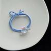 Pasador Dulce Sanrio Perro Gui de Jade Cabeza de Oso Fresa Tocado Lindo Dibujo Animado Cabello Mágico Sirena Anillo Simple para el Cabello
