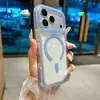 Tira antideslizante con fijación magnética, un diseño 2 en 1, adecuada para fundas de teléfono Apple 18, incluyendo iPhone 17 Pro Max y fundas protectoras de colores 16