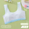 Ropa interior de color liso para niñas, período de desarrollo 12 años, chaleco blanco para jóvenes, traje de ropa interior de algodón para niños grandes