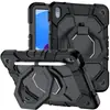 Funda protectora para iPad adecuada para iPad de 10ª generación y iPad de 11ª generación, funda de silicona anticaídas de cobertura total con correa para el hombro