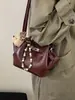 Bolsa Saco Tendência de Nicho 2025 Nova Moda Estilo Coreano Bolsa de Ombro com Toque de Luxo Versátil Bolsa Transversal para Mulheres