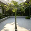 Árbol de coco artificial a gran escala, fibra de vidrio, resistente a los rayos UV, apto para uso en exteriores e interiores, ideal para hoteles, centros comerciales y diseño de paisajes tropicales