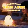 Luz Noturna de Panda Luz de Toque de Silicone para Dormir, Luz Ambiente para Alimentação de Bebê na Mesinha de Cabeceira, Luz LED com Temporizador e Luz Colorida
