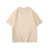 Camiseta Masculina de Manga Curta Algodão Puro Pesado 300g, Solta Gola Redonda Marca Trendy Casal, Camiseta Básica Camada Interna, Camiseta Masculina