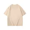Camiseta Masculina de Verão 300g Pesada com Ombros Caídos 100% Algodão, Camisa Básica Lisa Solta, Camiseta Feminina Solta da Moda de Marca com Manga Curta, Masculina