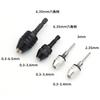 0.3-6.5mm cambio rápido mango hexagonal autocentrante de tres garras portabrocas para taladro de torsión 3.6 portabrocas para taladro de fresado eléctrico