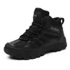 Nuevos Zapatos Casuales de Exterior para Hombre de Otoño, Zapatos de Senderismo de Suela Gruesa, Botas de Montaña, Botas de Off-Road de Moda