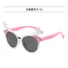 Gafas de sol de dibujos animados para niños gafas de sol anti UV moda lindas silicona fábrica al por mayor gafas polarizadas gafas de sol