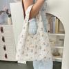 [Edición de Copyright] Nuevo Bolso de Hombro de Lona con Estampado de Dibujos Animados Bolso de Axila para el Trabajo Gran Capacidad Bolso de Lona para Estudiantes