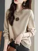 Sudadera de mujer de moda, nueva colección otoño 2026, sencilla y elegante, corte holgado, transpirable y con tacto de alta calidad