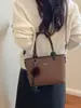 Bolso de Mano de Bloques de Color de Moda Transfronterizo Bolso Cubo 2026 Nuevo Primavera Versátil Bolso de Hombro Cruzado Bolso Tote Pequeño de Gama Alta