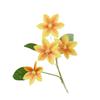 Leyouyi Flor Artificial Magnólia de 4 Cabeças Sala de Estar Acessórios para Casa Arranjo de Flores Artificiais Flor de Chão Decoração de Casamento Europeu