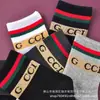 Calcetines de Moda de Caña Media para Hombre, Colaboración Ins, Resistentes al Olor, Absorbentes del Sudor, Algodón Transpirable de Marca de Alta Gama