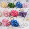 Hortensias Anna 3D simuladas Flores Artificiales para Ramos de Boda Hechas a Mano Florales Boda Sal Paisajismo DIY Muro de Flores Arreglo de Piso