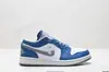 Zapatos Originales de Putian, Zapatos Unisex Aj1 Blanco y Gris, Zapatos para Hombre Azul Universitario, Zapatillas Deportivas Casuales de Caña Baja para Pareja de Seguridad