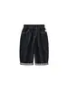 Roupas Infantis Bangxuan Calças Infantis Primavera e Outono Novo Jeans Xadrez com Barra Calças Jeans Longas Infantis Retro Costura Visível