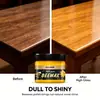 Cera de Abejas Pura EELHOE Transfronteriza, un pulidor natural de cera de abejas para suelos de madera, utilizado para encerar y mantener madera maciza