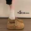 Nuevos Zapatos Versátiles de Suela Única con Suelas Gruesas y Aumento Oculto de Altura, Cobertura Total, Estilo Vintage 2026, Combinados con Zapatos Birkenstock, Populares en Redes Sociales, Colección de Primavera para Mujer