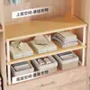 Estante de almacenamiento para armario, estante de gabinete, estante interior en gabinete, organizador de almacenamiento para microondas de escritorio, panel divisor de gabinete de cocina