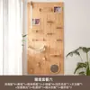 Estrutura de Escalada para Gatos em Madeira Maciça com Placa Perfurada, Casa de Gato Integrada para Apartamentos Pequenos, Montada na Parede, Economiza Espaço, Playground com Plataforma de Salto para Gatos