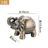 Cinzeiro de Elefante Estilo Europeu com Tampa à Prova de Vento para Mesa de Café Doméstica Criativo Moderno Tamanho Grande Cinzeiro de Casamento Multifuncional Espessado
