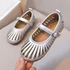 Nuevos Zapatos de Princesa de Cristal para Niñas, Estilo Nuevo de Alta Gama Otoño Temprano 2026, Zapatos de Cuero para Niña Pequeña, Sandalias Mary de Suela Suave