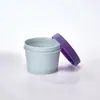 Potes Populares de Sorvete de Várias Capacidades, Caixas de Pudim de Leite de Parede Dupla, Copos de Creme, Caixas de Lama de Cristal, Potes para Máscara de Gelo