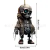 Novo Produto Transfronteiriço Crânio de Desenho Animado Acrílico Pingente de Carro Halloween Pingente de Árvore Halloween Decoração de Casa