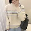 Nueva Ropa de Mujer Otoño e Invierno Europeo, Suéter Jacquard Fair Isle Estilo Bosque, Top de Moda de Alta Gama, Ropa de Punto Europea