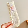 Pinza para el Cabello Infantil de Ala Ancha con Diseño Floral para Niñas, Diadema No Dañina, Pinza para Flequillo, Pasador, Herramienta de Peinado