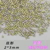 5A Zircônio Amarelo Claro Chanfrado Fundo Plano Mini Diamante Enfeites, Lote Inteiro de Brilhantes Olho de Cavalo Unhas Usáveis DIY Nail Art Diamantes
