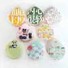 Fofo Cartoon Marshmallow Almofada de Ar para Maquiagem, Uso Duplo para Aplicação Seca e Úmida, Esponja que Não Absorve Pó, Pó Solto, Base Líquida, Corretivo e Fixação de Maquiagem
