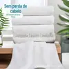 Atacado de Fabricante Toalha Branca Microfibra Borda Travada Espessada Absorvente de Água Descartável Suor Vaporização Hotel Banho Salão de Cabelo Adulto