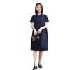 Vestido Yun Yun Gola Polo Comprimento Médio Estilo High-End Feminino 2026 Primavera e Verão Novo Preto Elegante Versátil