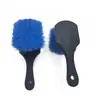 Cepillo de Rueda de Acero para Cubo de Rueda de Coche Cepillo Limpiador de Rueda Cepillo Limpiador de Rin de Llanta Limpieza de Llanta Cepillo Limpiador de Llanta Negro Blanco Azul Blanco