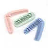 Peine plegable pequeño y lindo para estudiantes, doble uso, portátil, para viajes al aire libre, peine de plástico para rizar, dientes finos, peine plegable