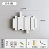 Perchero con Forma de Tecla de Piano, Madera Maciza, para Dormitorio, Recibidor, Detrás de la Puerta, Estante de Pared Ahorrador de Espacio para Ropa