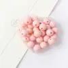 Cuentas Acrílicas de Color Sólido de 6-16 mm, Cuentas de Colores Dulces Macarrón, Cuentas de Colores Mixtos Navideños, Accesorios para Joyería DIY