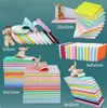 Herramientas para tallar sellos de goma DIY, Bloques de goma sándwich de colores, Material no transferible para sellos de goma de estudiante