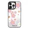 Flor de cerezo para Apple 16Pro espejo iPhone15ProMax funda de teléfono 14Plus caricatura linda 13