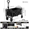 Novo Carrinho de Acampamento Portátil para Camping ao Ar Livre Off-Road Carrinho de Acampamento de Grande Capacidade Carrinho Dobrável
