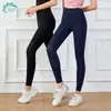 Calça Yoga HWT Huaweite Cropped com Tela Afina Bumbum Pé Curto Traje de Yoga Fitness