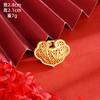 Colar com fecho Ruyi dourado moda nacional pingente decorativo folha de bambu joias joias estilo chinês Yiwu Acessórios Atacado